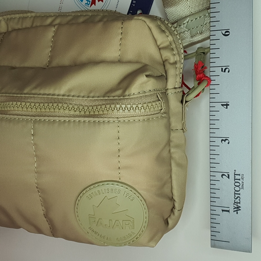 Pajar Beige Nylon Sling Crossbody / Belt Bag + FREE GIFT NWT - Picture 12 of 12